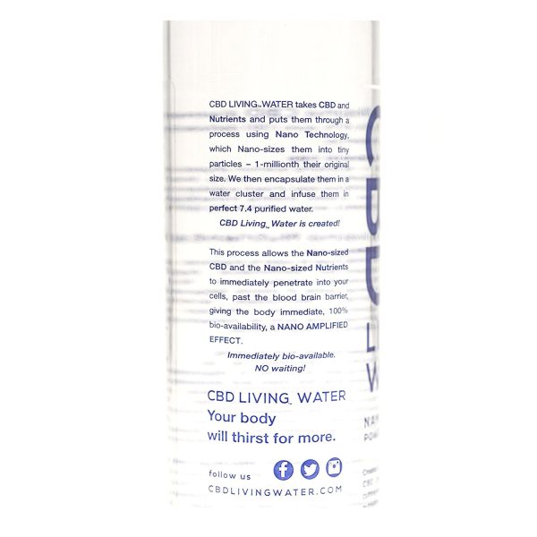 cbd water back